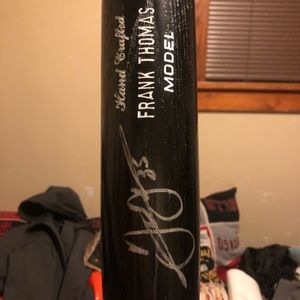 Frank Thomas autograph bat